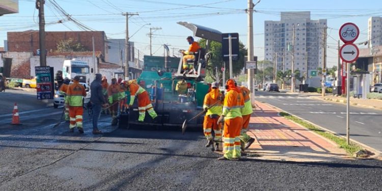 Hortolândia – Prefeitura de Hortolândia conclui recape em uma das principais saídas para Sumaré