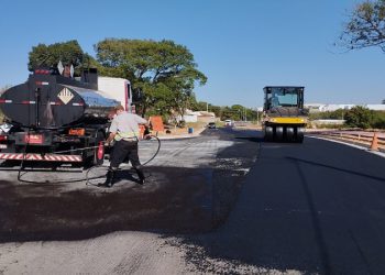 Hortolândia – Novo viário na região do Parque Santa Fé começa a ser asfaltado