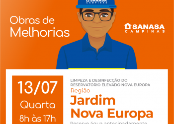 Sanasa – Fornecimento Interrompido dia 13/07/2022