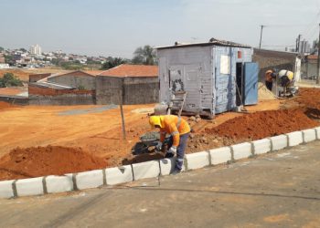 Hortolândia – Avançam as obras de construção do novo PEV no Jardim Estefânia