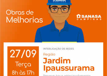 Sanasa – Fornecimento Interrompido dia 27/09/2022