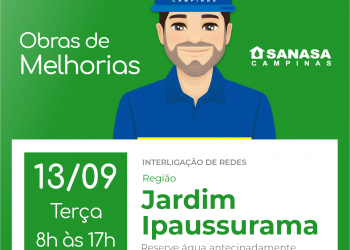Sanasa – Fornecimento Interrompido dia 13/09/2022