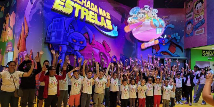 Indaiatuba – Crianças e adolescentes do PAASI visitam Parque da Mônica em São Paulo