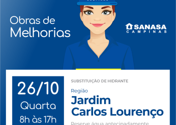 Sanasa – Fornecimento Interrompido dia 26/10/2022