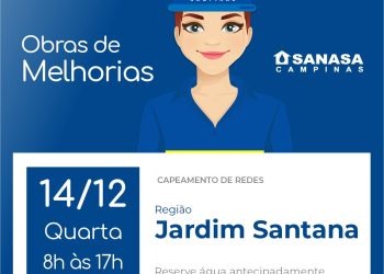 Sanasa – Fornecimento Interrompido dia 14/12/2022