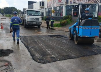 Hortolândia – Prefeitura de Hortolândia conclui obra em frente ao Hortofácil e trânsito está liberado na região