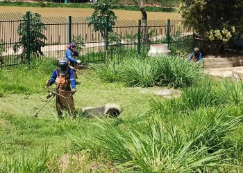 Louveira – Prefeitura trabalha serviços de zeladoria nesta terça no Monterrey e Vila Caldana