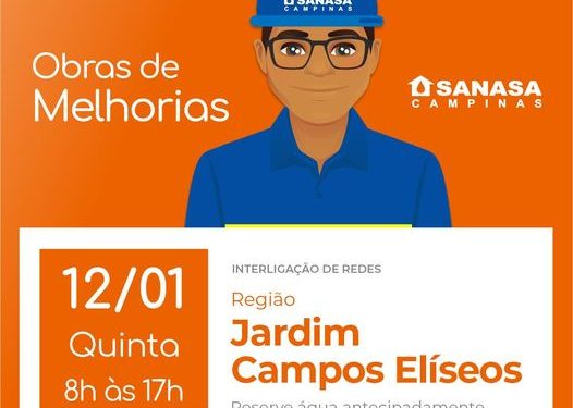 Sanasa – Fornecimento Interrompido dia 11/01/2023