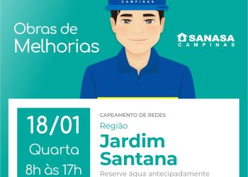 Sanasa – Fornecimento Interrompido dia 18/01/2023