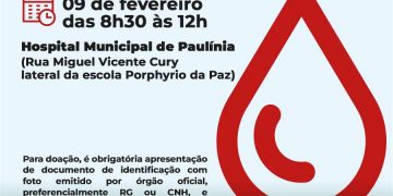 Paulínia – Hospital Municipal recebe campanha no dia 09 de fevereiro