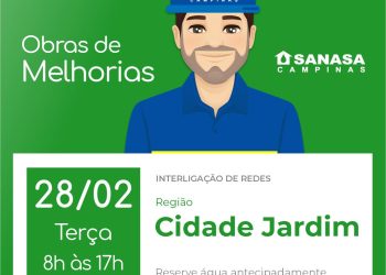 Sanasa – Fornecimento Interrompido dia 28/02/2023