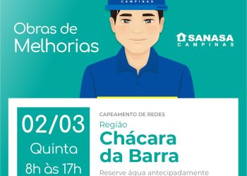 Sanasa – Fornecimento Interrompido dia 02/03/2023