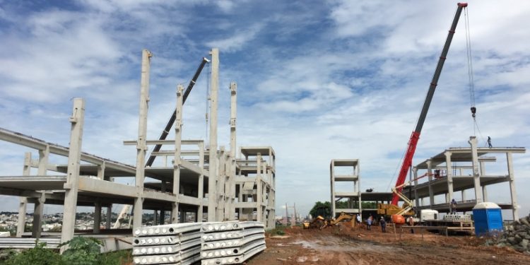 Hortolândia –  Obra do novo Paço Municipal ultrapassa marca de 70%