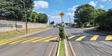 Nova Odessa – Setor de Trânsito da Prefeitura de Nova Odessa instala redutores na Rodovia Rodolfo Kivitz