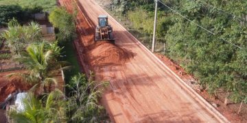 Itapira – Prefeitura inicia pavimentação de oito ruas do Loteamento Maniezzo