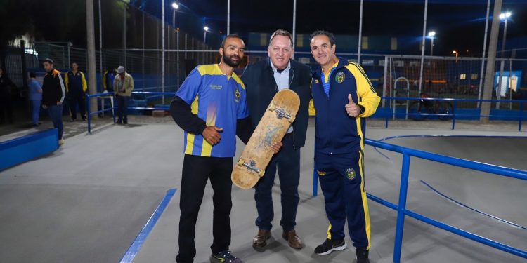 Louveira – Pista de Skate do Complexo Jardim Esmeralda é reinaugurada pela Prefeitura