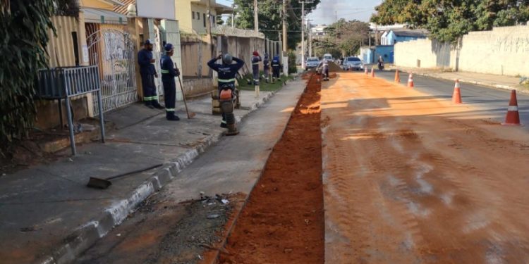 Hortolândia – Implantação de rede coletora no Jardim Boa Vista segue em estágio avançado