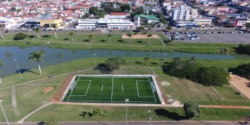 Indaiatuba – Prefeitura conclui construção de quatro campos de futebol society no Parque Ecológico