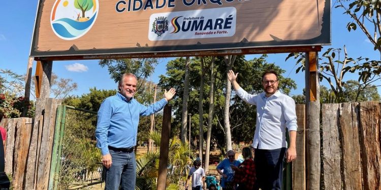 Sumaré – Prefeito Luiz Dalben entrega revitalização do “Bosque dos Lagos Cidade Orquídea”