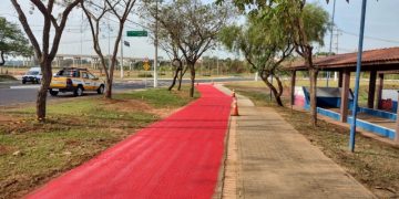 Hortolândia – Ciclovia no Parque Remanso das Águas é sinalizada pela Prefeitura