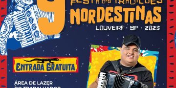 Louveira – Sábado (7) tem Tarcísio do Acordeon na 9ª Festa das Tradições Nordestinas