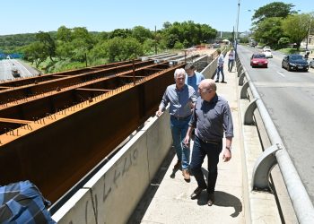Campinas – Obras do viaduto do corredor BRT Campo Grande estão em ritmo acelerado