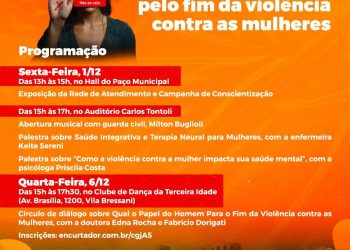 Paulinia – Prefeitura organiza campanha pelo fim da violência contra as mulheres