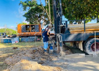 Artur Nogueira – Saean perfura novo poço no Coração Criança para garantir abastecimento de água