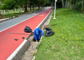 Louveira – Prefeitura realiza zeladoria na Estiva, Caldana, entre outros bairros, e manutenção nas praças