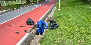 Louveira – Prefeitura realiza zeladoria na Estiva, Caldana, entre outros bairros, e manutenção nas praças