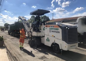 Hortolândia – Jardim São Sebastião recebe nova etapa de recapeamento de vias realizada pela Prefeitura