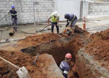 Sanasa – JD. ITAGUAÇU: SANASA EXECUTA OBRAS DE INTERLIGAÇÃO DE REDES