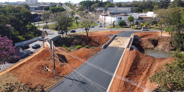 Sumaré – Obras da nova ponte sobre o Ribeirão Quilombo entram na reta final em Sumaré