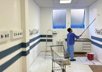 Americana – Nova pintura do Pronto-Socorro do HM avança com a conclusão da sala de soroterapia