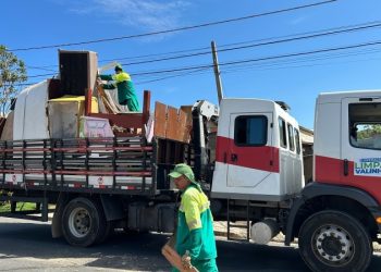 Valinhos – Operação Limpa Valinhos recolhe 65 toneladas de resíduos no fim de semana