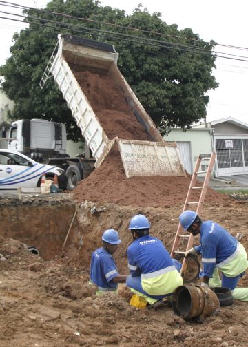 Sanasa – Jd. Londres: Sanasa executa obras de interligação de redes