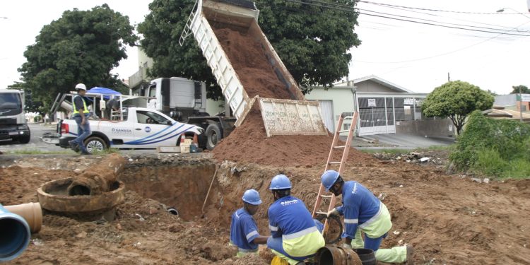 Sanasa – Jd. Londres: Sanasa executa obras de interligação de redes