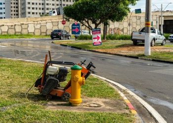 Sanasa – Jd. São Fernando: Sanasa instala hidrante para uso do Corpo de Bombeiros